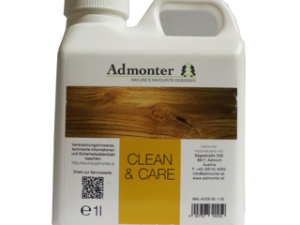 Admonter Clean & Care – Reinigung und Pflege für Oberflächen: easy care / pro care farblos geölt und matt lackiert – Gebinde