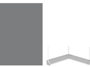 Getalit-Formteile-Set – Dekor: dunkelgrau Set bestehend aus: 2x Innenecke 90° – 1x Außenecke – 1x linke und 1x rechte Endkap