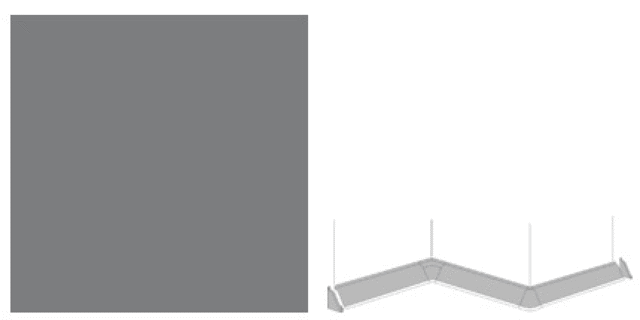 Getalit-Formteile-Set – Dekor: dunkelgrau Set bestehend aus: 2x Innenecke 90° – 1x Außenecke – 1x linke und 1x rechte Endkap