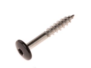 Fassadenschrauben V4A m. Torx – M 5 – 3x35 mm schwarz – à 100 St.