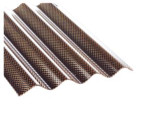 TEJEMACRO PC WABE 2,8mm
1045 x 3500 mm, bronze,
Runde Welle S76/18