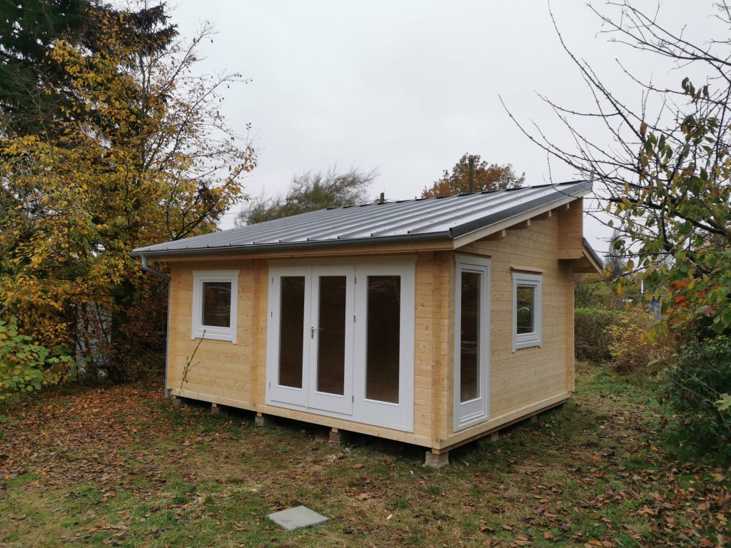 Gartenhaus nach Maß mit Pultdach