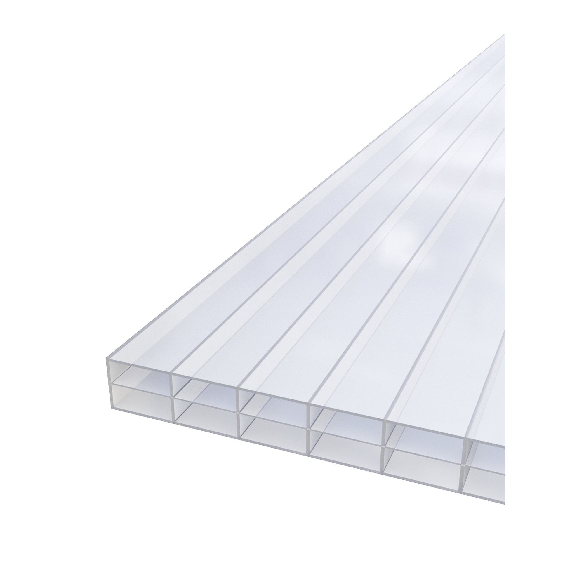 Polyclear-Polycarbonat S3P
980 x 4000 mm, WEIß-OPAL, 16 mm – Bild 2