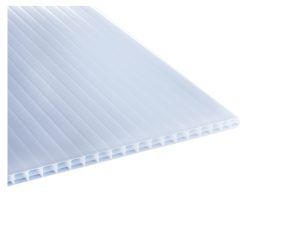 Polyclear-Polycarbonat S3P
1200 x 5000 mm, WEIß-OPAL, 16 mm