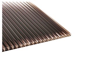 Polyclear-Polycarbonat S3P
1200 x 2500 mm, BRONZE, 16 mm
