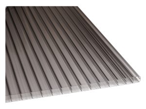 Polyclear-Polycarbonat S3P
1200 x 7000 mm, anthrazit, 16 mm