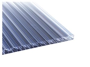 Thermo Polycarbonat X-Struktur
980 x 5000 mm, glasklar, 25 mm