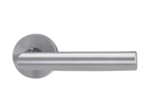 Griffwerk smart²Lock – Lucia Professional – runde Schraubrosetten – Edelstahl matt