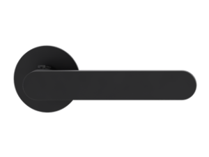 Griffwerk smart²Lock rechts – Avus Piatta S – runde Flachrosetten – Graphitschwarz