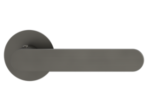 Griffwerk smart²Lock rechts – Avus Piatta S – runde Flachrosetten – Kaschmirgrau