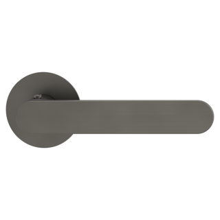 Griffwerk smart²Lock rechts – Avus Piatta S – runde Flachrosetten – Kaschmirgrau