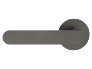 Griffwerk smart²Lock links – Avus Piatta S – runde Flachrosetten – Kaschmirgrau