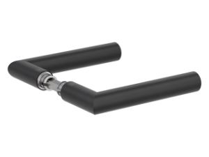 Griffwerk-Griffpaar – Lucia Professional Griffpaar – Graphitschwarz – Griffpaar ohne Rosetten