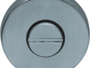 ROG-Handle Beschlagset – Edelstahl matt – RUNDE Rosetten – OHNE Griffpaar