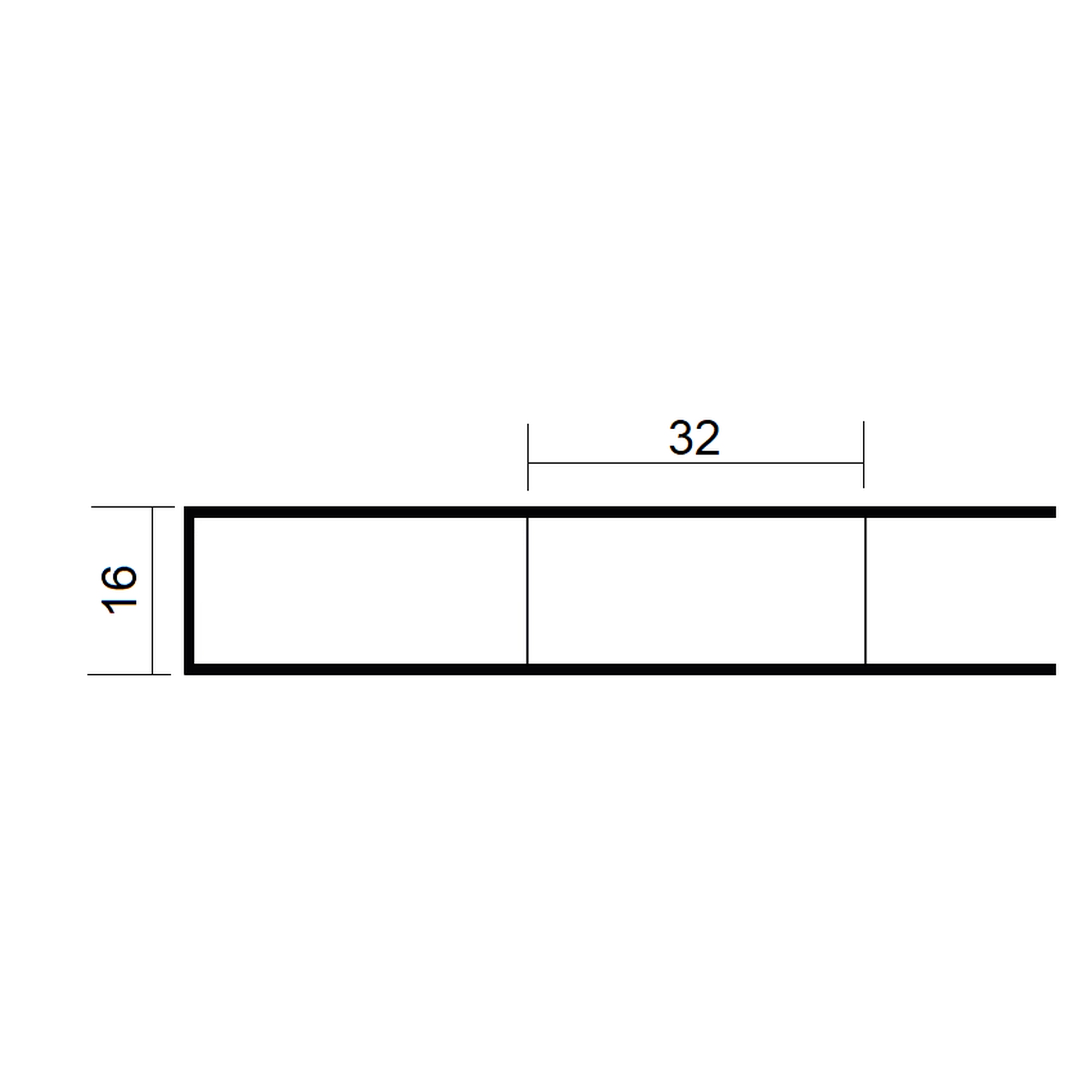 Stabilo Breitkammer SDP NO DRIP
980 x 2500 mm, WEIß-OPAL, 16 mm – Bild 4
