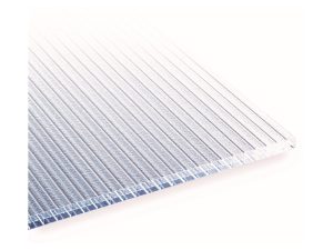 Polyclear- PLUS Polycarbonat S3P
980 x 7000 mm, 16 mm
glasklar-eiskristall