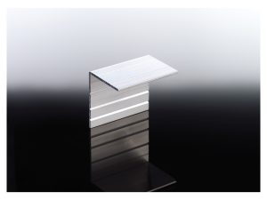 Profilabschlußwinkel, Alu !!70!! mm52 x 40 x 2 mm, weißFür Randklemmdeckel mit Wetterschenkel