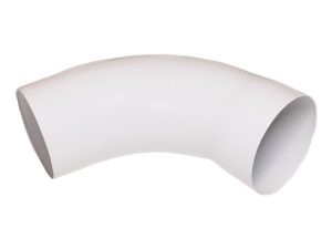 TJ90 Alu-Rohrbogen 
72° weiß RAL 9016
