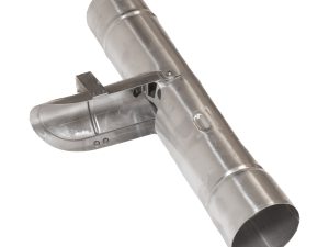 TJ90 Alu-Regenwasserklappe
pressblank
mit Laubfang