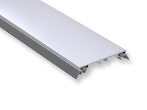 Universalsystem ohne Steg, Alu
2500 mm. Uni-Mittelprofil
inkl. Dichtung