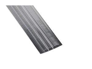 Polycarbonat H-Profil 3000 mm
für 10 mm, glasklar
nur für den senkrechten Verbau