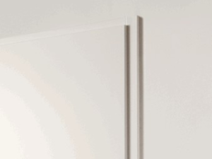 Dextüra Holzfutterzarge Typ 01 – Modell Basic RR – 60 mm Bekleidungsbreite Oberfläche: Weißlack (ähnlich RAL 9016) – EPC-Lackierung f