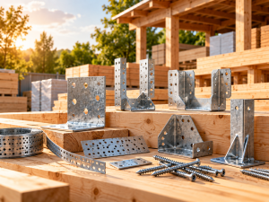Verzinkte Holzverbinder und Bauverbinder