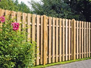 LIEKE Zaunlamelle 14 × 120 × 1800 mm – Einzelteilabbildung des 20er Sets