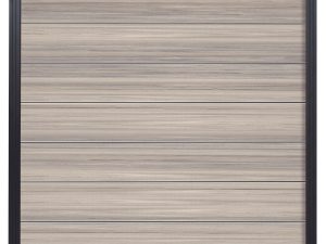 TJÖRN-Serie Zaunset AMETHYSTGRAU – 7 Lamellen 1795 x 245 mm – coextrudiert