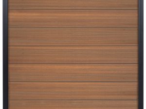 TJÖRN-Serie Zaunset MAHAGONI – 7 Lamellen 1795 x 245 mm – coextrudiert