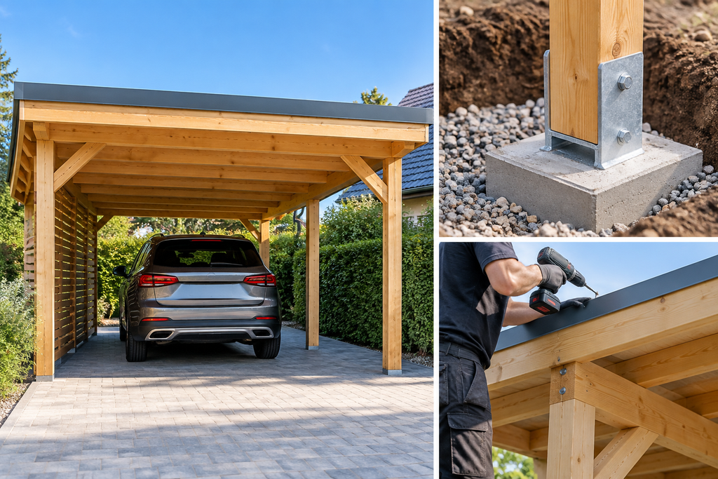 Carport selber bauen