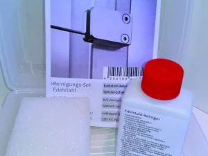 VETRO Edelstahl Reinigungsset100 ml, inkl. Schwamm#85216