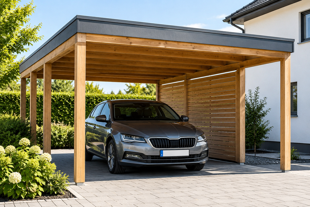 Carport Größe für SUV und große Fahrzeuge