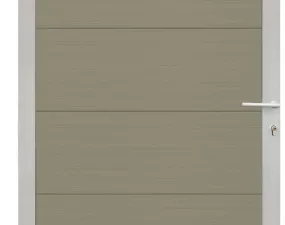 MAX-XL-Tor-Komplettset90 x 173 cm, Füllung antiqueRahmen silber