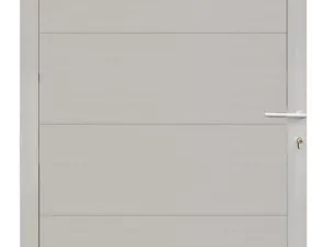MAX-XL-Tor-Komplettset90 x 173 cm, Füllung beigeRahmen silber