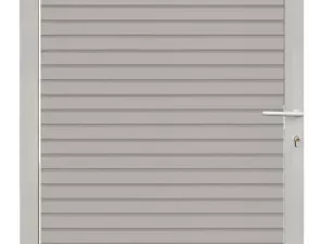 WAREN-Tor-Komplettset90 x 173 cm, Füllung beigeRahmen silber