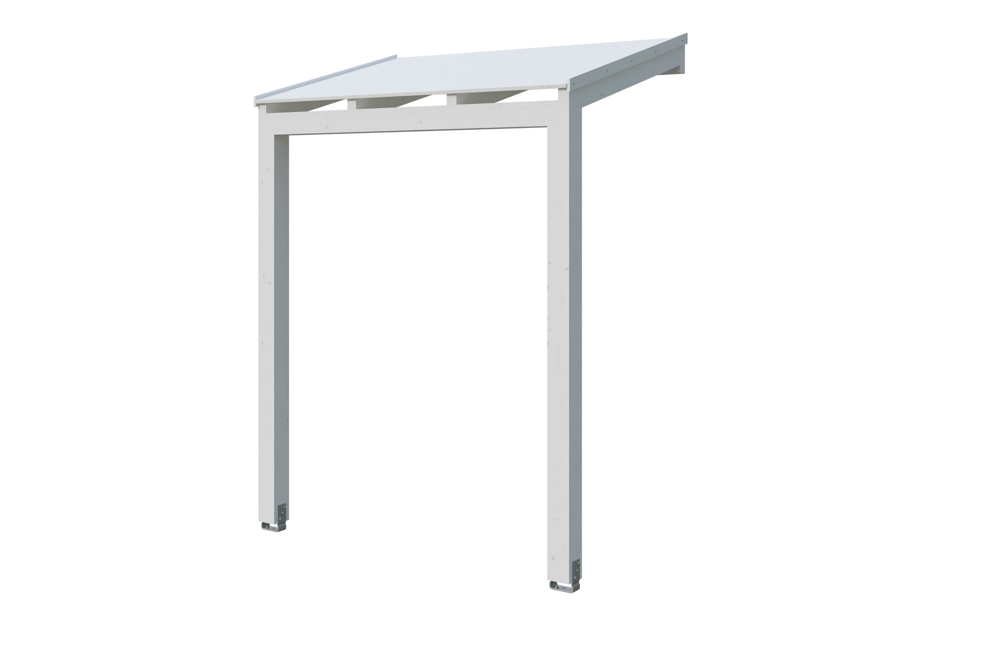 Vordach Prerow, 203 x 128 cm, weiß Vordach Prerow, 203 x 128 cm, weiß