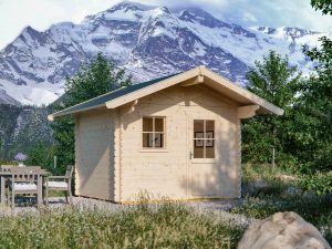 Gartenhaus Arosa 1, 300 x 250 cm, natur