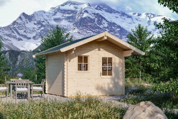 Gartenhaus Arosa 1, 300 x 250 cm, natur
