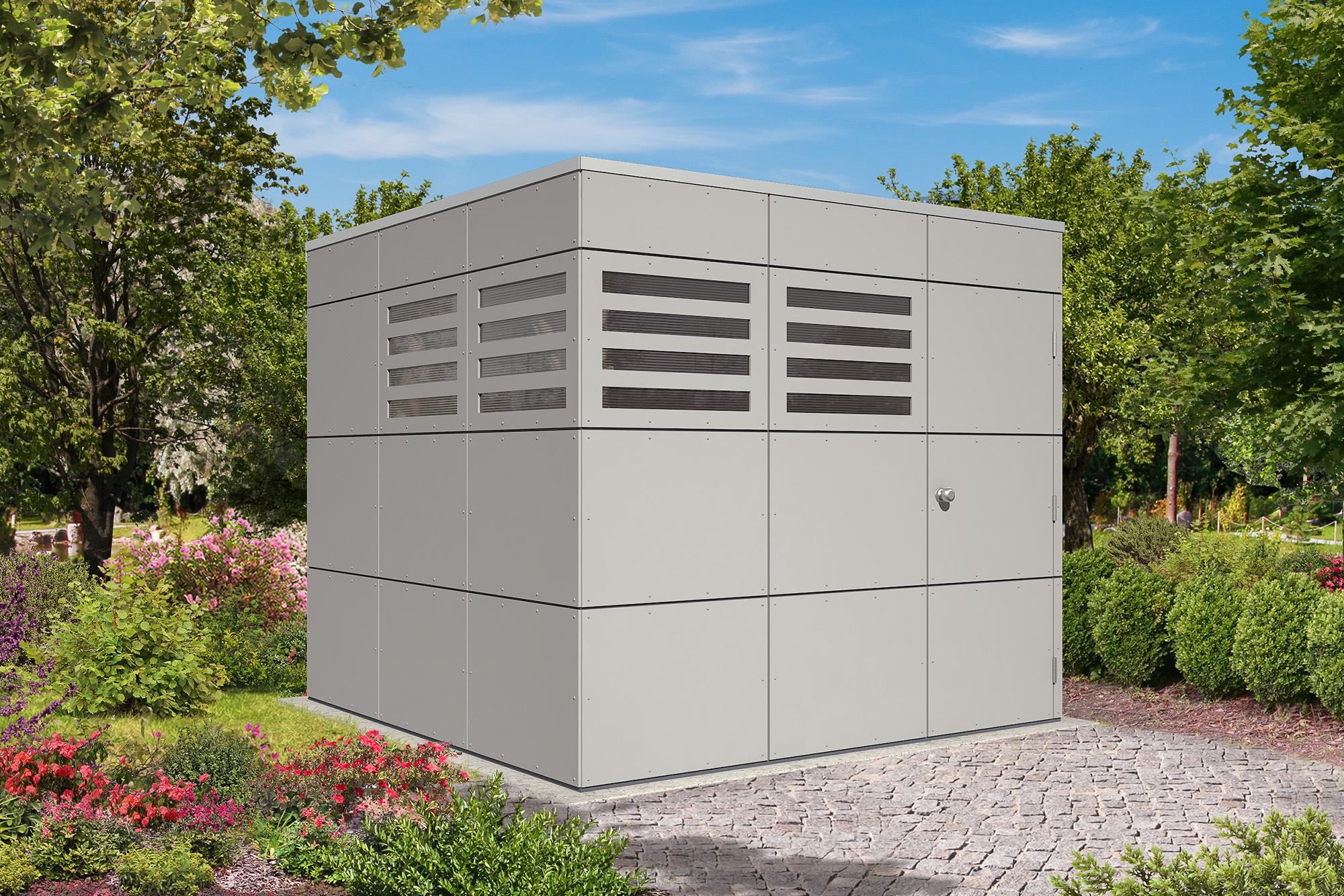 Gartenhaus Melbourne 3, 253 x 253 cm
