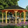 Pavillon Nice 2, Leimholz, eiche hell