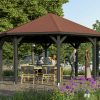 Pavillon Nice 3, Leimholz, anthrazit