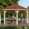Pavillon Nice 3, Leimholz, natur