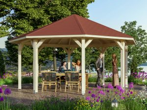 Pavillon Nice 3, Leimholz, natur
