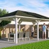 Pavillon Orleans 1, Leimholz, weiss