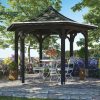 Pavillon Versailles, Leimholz, anthrazit