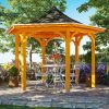 Pavillon Versailles, Leimholz, eiche hell