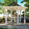 Pavillon Versailles, Leimholz, weiss