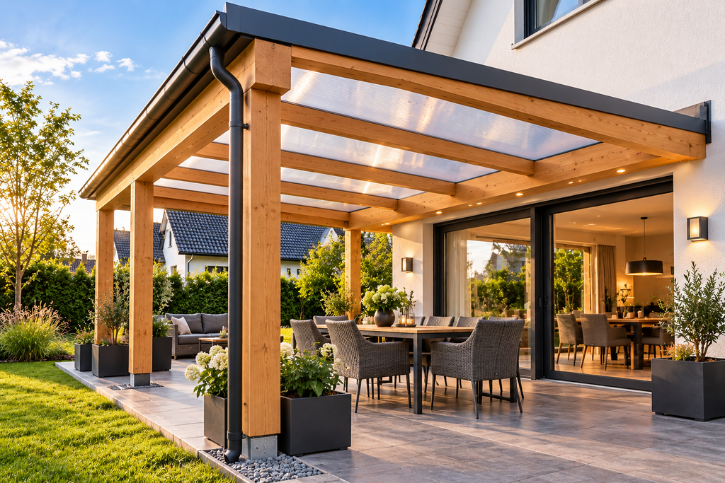 Terrassenüberdachung selber bauen oder montieren lassen