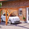 Carport Eifel 300 x 541 cm, eiche hell